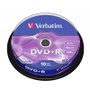 Verbatim DVD+R 4,7GB 16x Plata mate 10 unidades